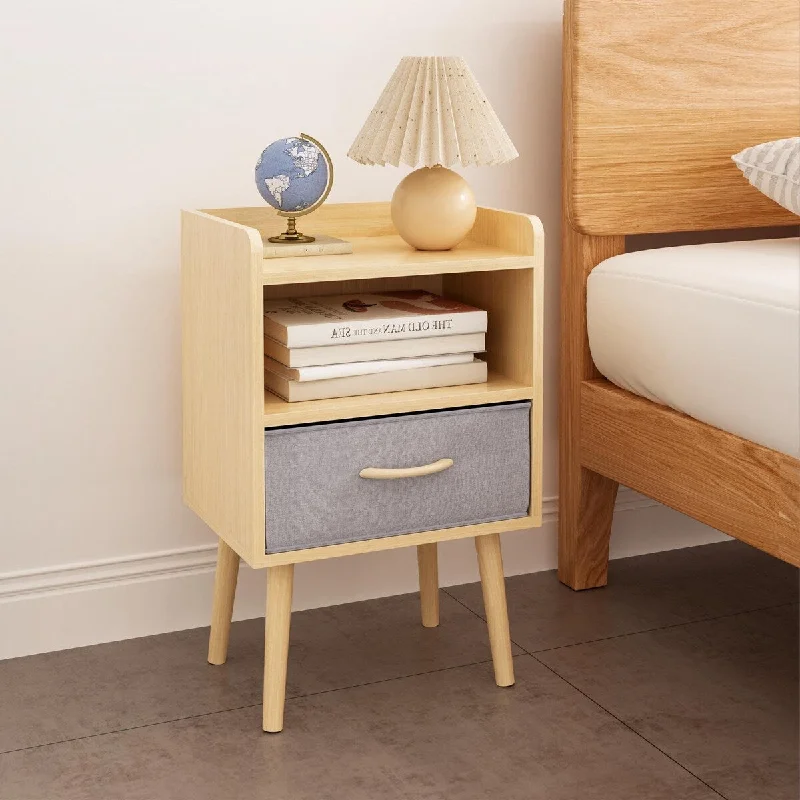 15" Yellow Nightstand