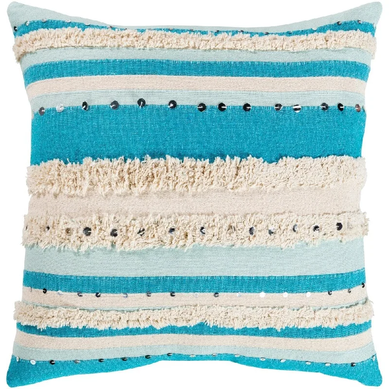 Artistic Weavers Talco Shaggy Bohemian 18-inch Throw Pillow