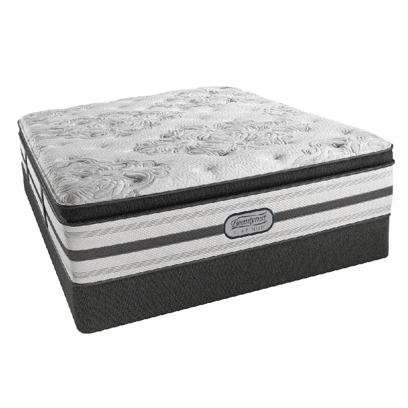 Beautyrest Platinum Angelica Luxury Firm Pillow Top 14.5-inch Twin-size Mattress Set