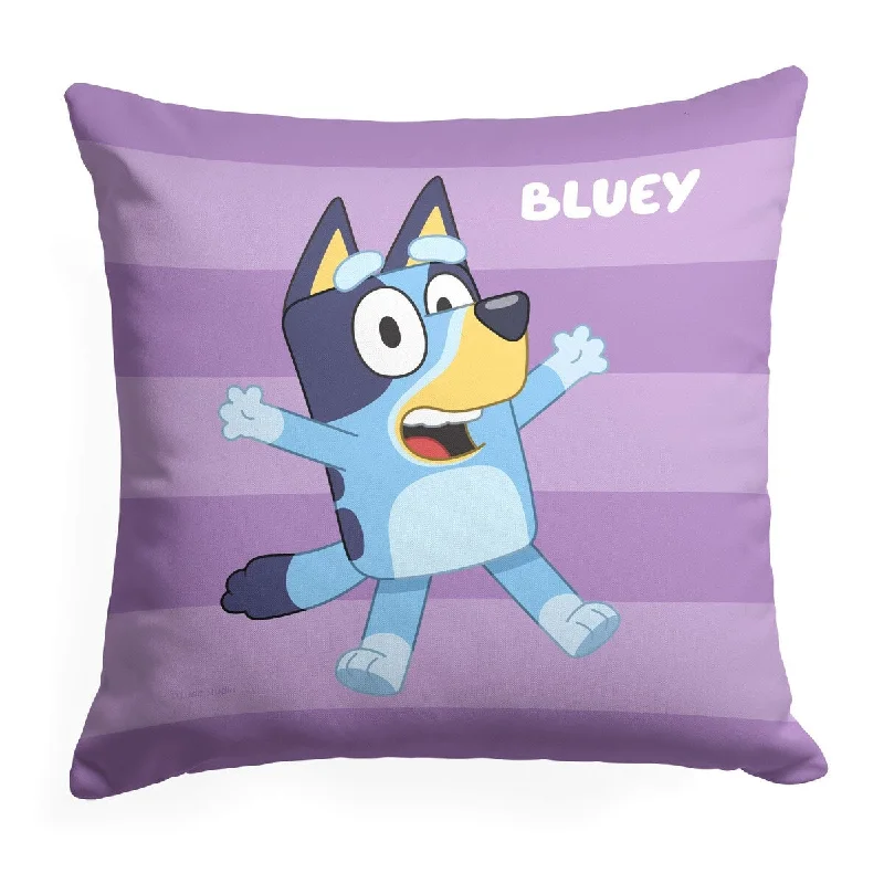 Bluey Roll Call Bluey Printed Throw Pillow - Purple