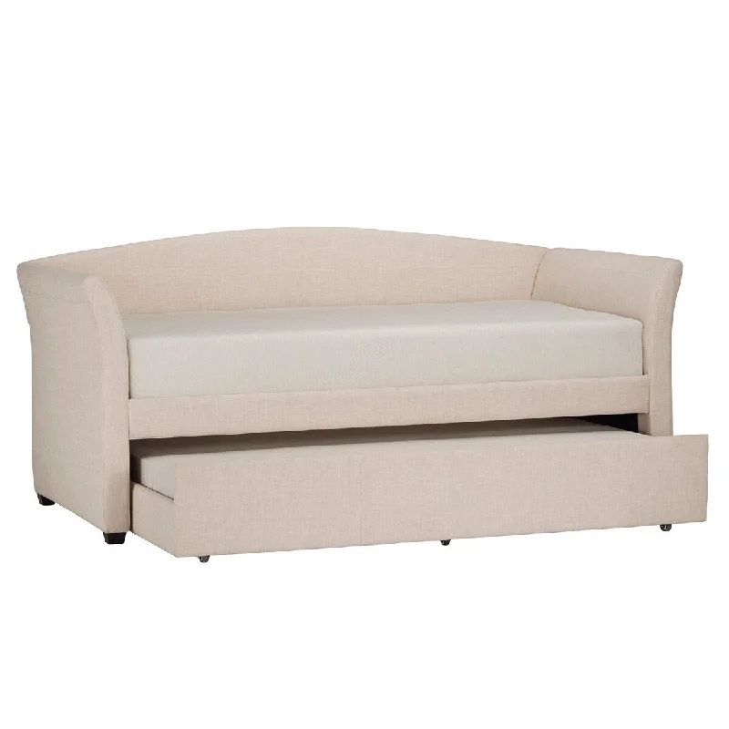 Beige Linen with Trundle