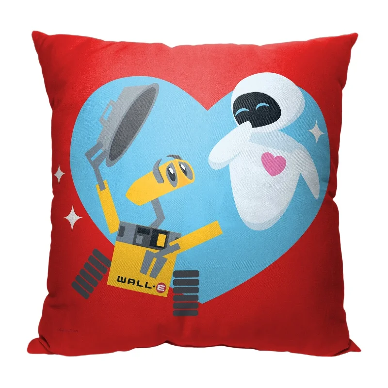 Disney Pixar WallE Walle And Eve 18 Inch Throw Pillow