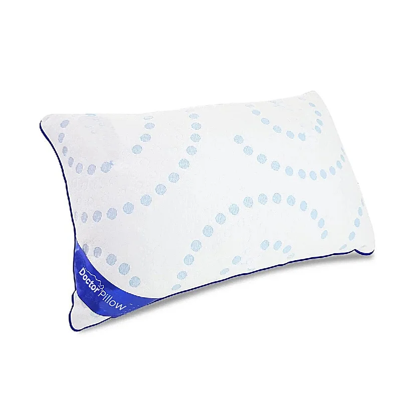 Dr Pillow Pain Relief Pillow - BEST Pillow For Neck Pain - White