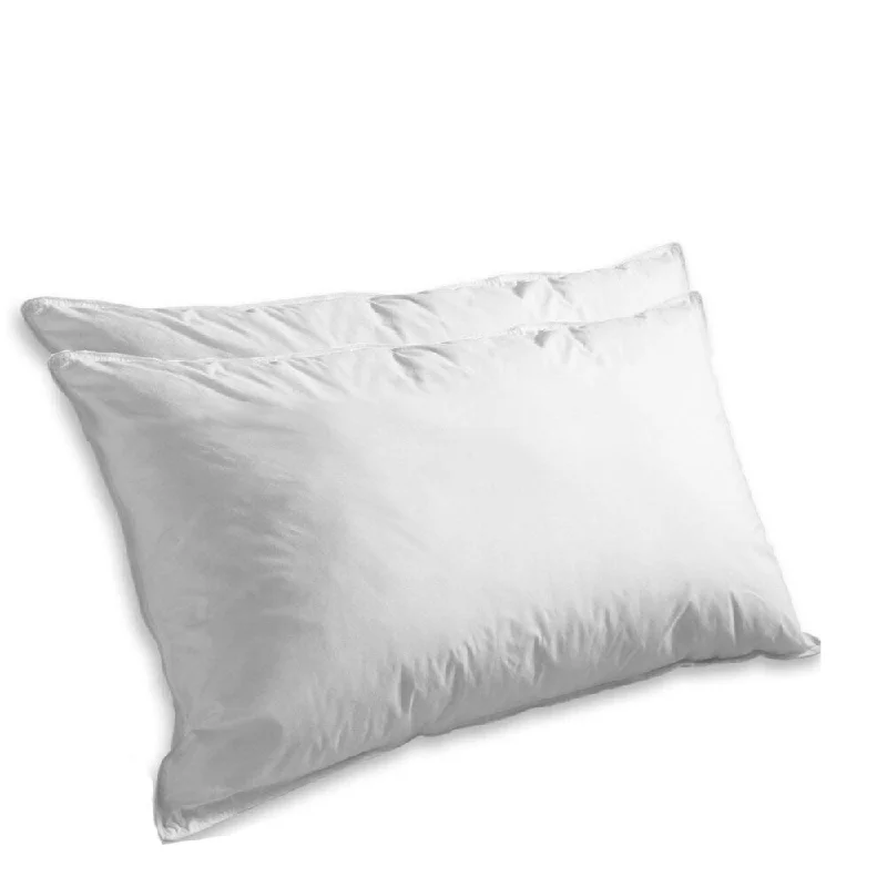 Elegant Comfort 1200-Thread Count Goose Feather Pillow (Set of 2)