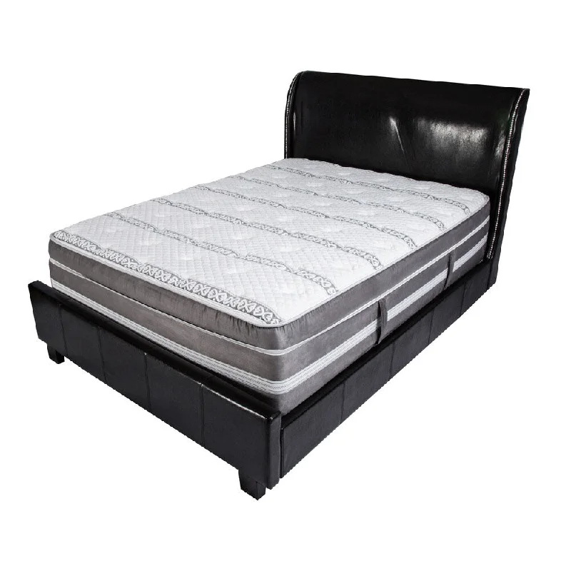 Furniture of America Englander 19-inch California King-size Euro Top Gel Hybrid Mattress