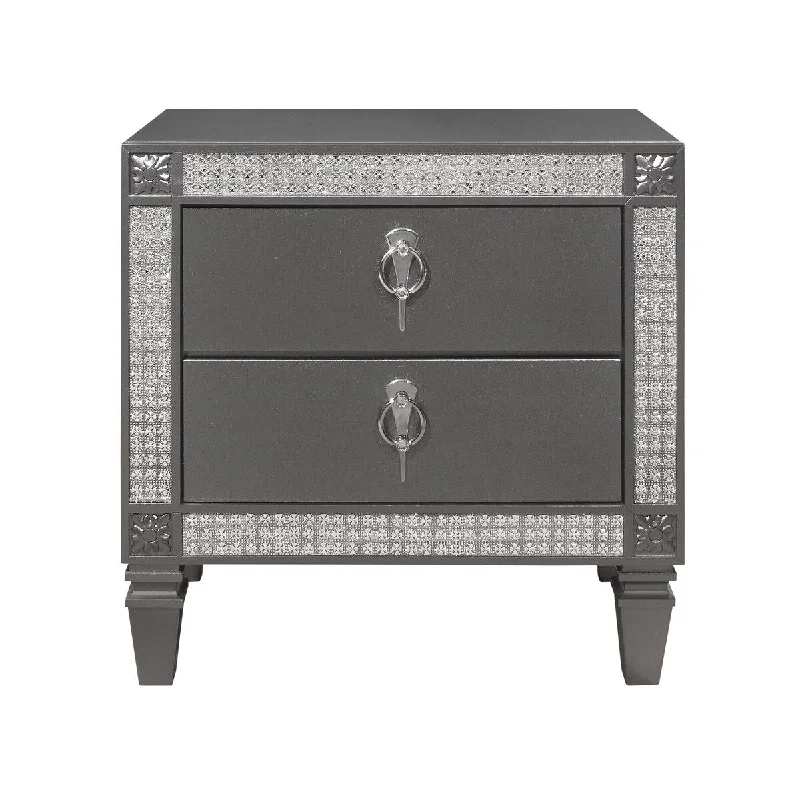 Global Furniture USA Stella Grey Nightstand