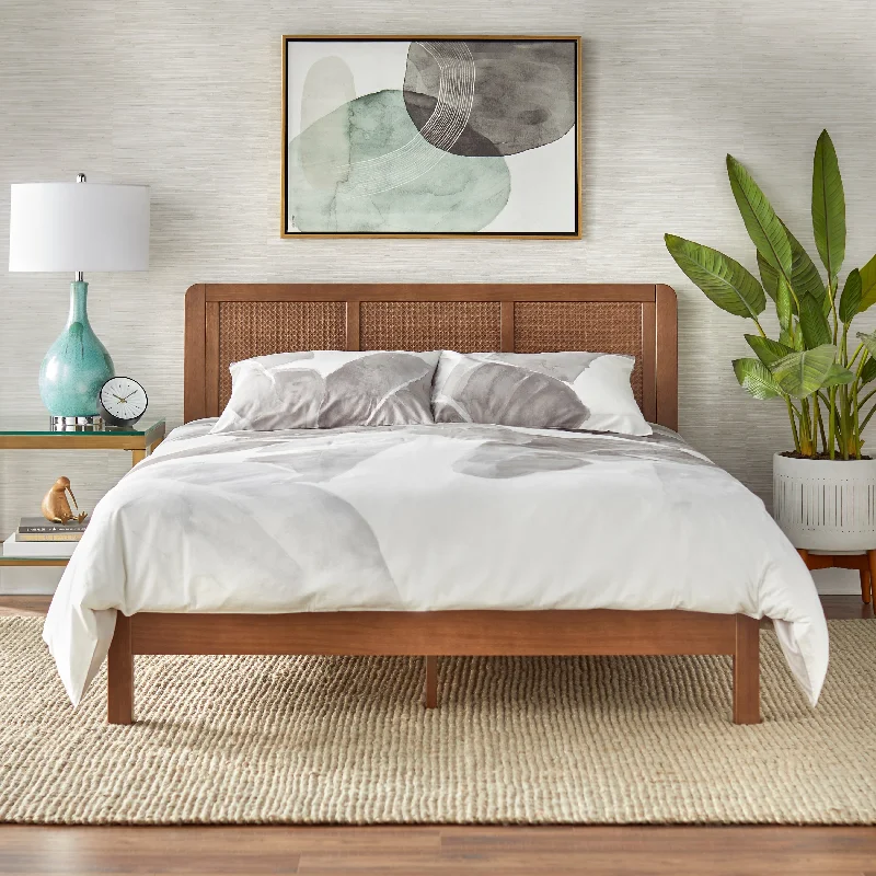 Lifestorey Larkin Mid-Century Queen Platform Bed