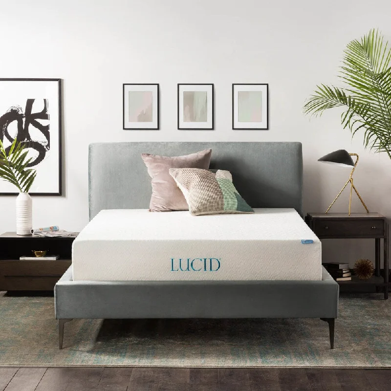 Lucid 12-inch Full XL-size Gel Memory Foam Mattress