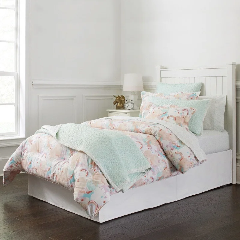 Lullaby Bedding Unicorn Printed Quilt Set