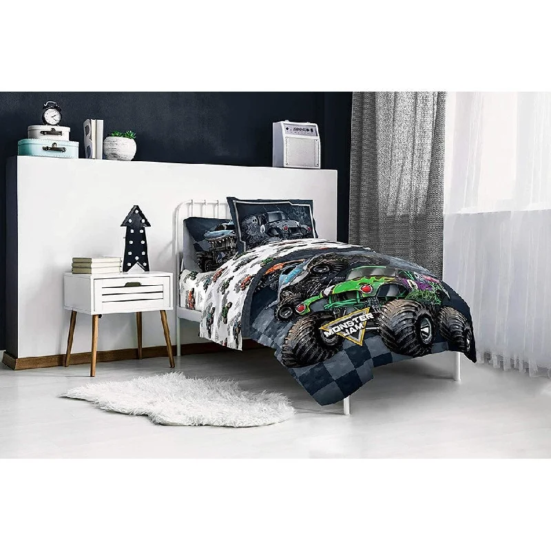 Monster Jam Slash 5 Piece Twin Bed Set