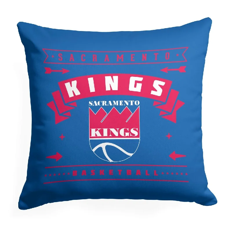 NBA Hardwood Classic Sac Kings Printed Throw Pillow - Blue