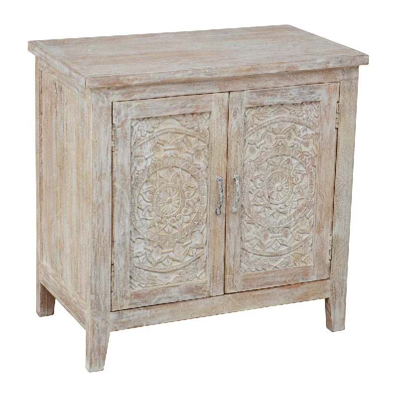 Providence Carved 2-Door Nightstand