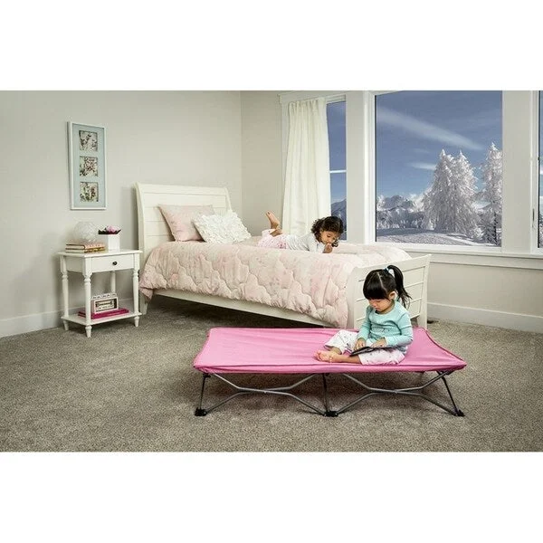 Regalo Pink My Cot Portable Travel Bed