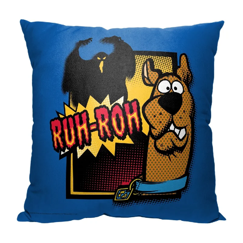 Scooby Doo Scooby Comic Printed Throw Pillow - Blue