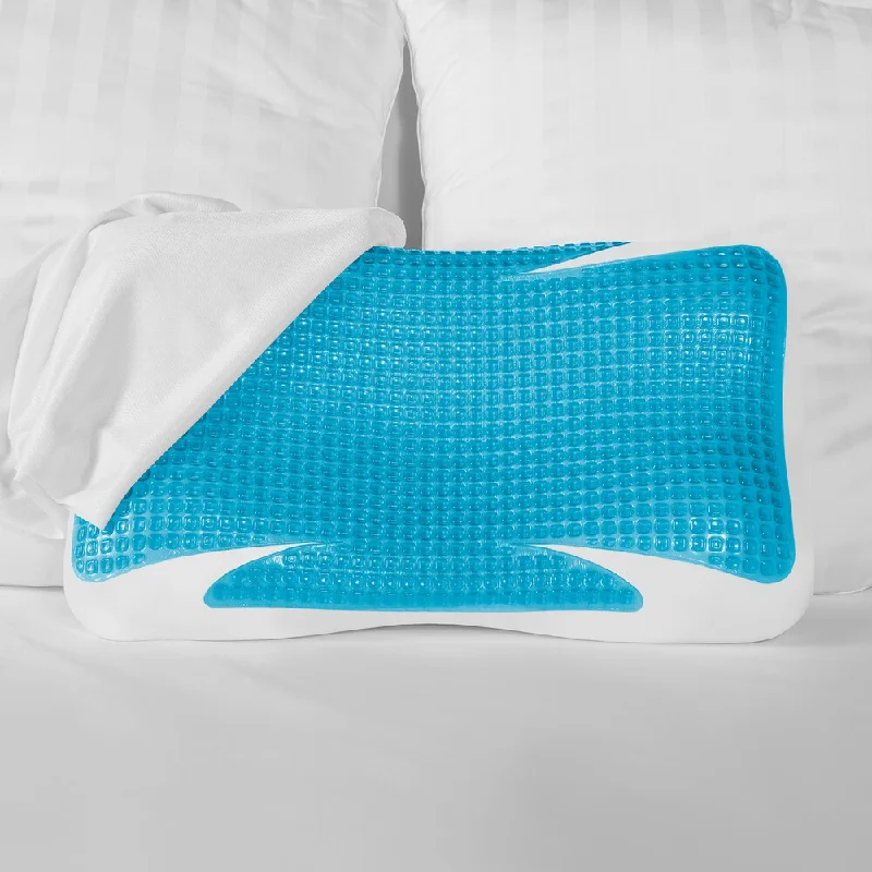 SensorPEDIC GelMax Memory Foam Contour Pillow