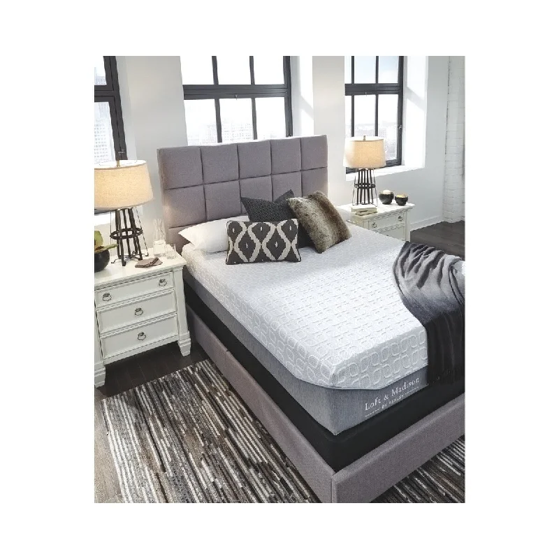 Signature Design by Ashley Loft and Madison 13 Firm KiTwin XL 13 inch White Mattress with MemGel