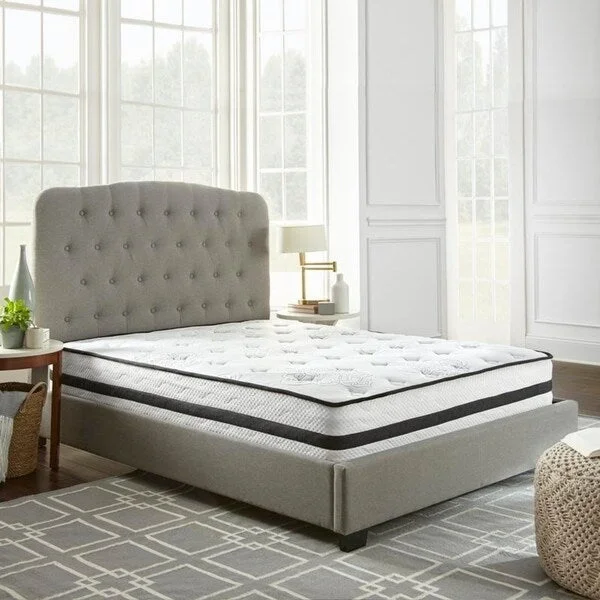 Sleep Sync 12 Inch Plush Top Ice Fiber Inner Spring Queen Mattress