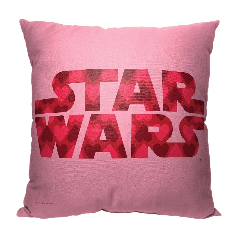 Star Wars Classic Star Wars Heart 18 Inch Throw Pillow