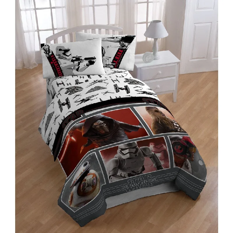 Star Wars Episode 7 Live Action Red Twin 5-piece Bed in a Bag Set