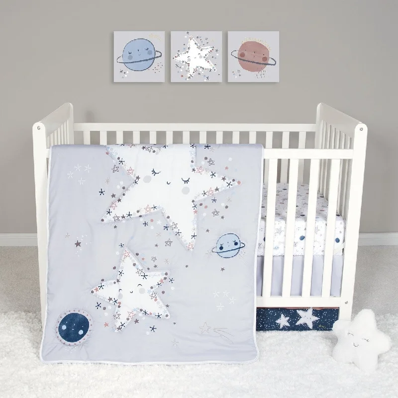 Starlight 4 Piece Crib Bedding Set