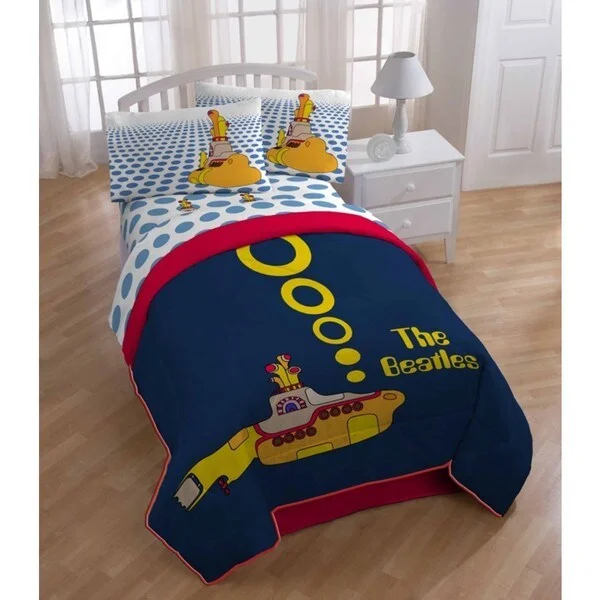 The Beatles 'Yellow Submarine' 5-piece Twin Bed in a Bag Set - Multi