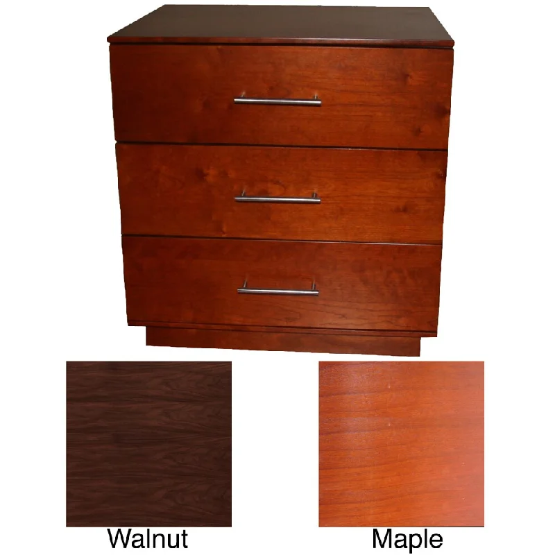 Waldeck 3-drawer Nightstand