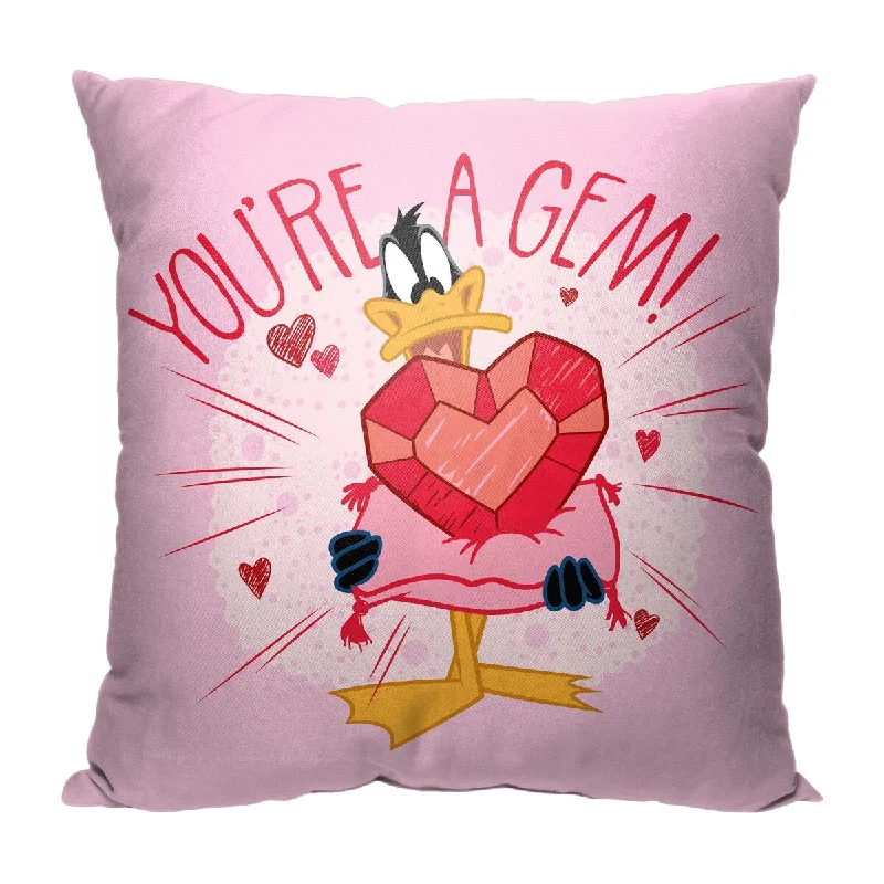 Warner Brothers Looney Tunes You're A Gem 18 Inch Throw Pillow