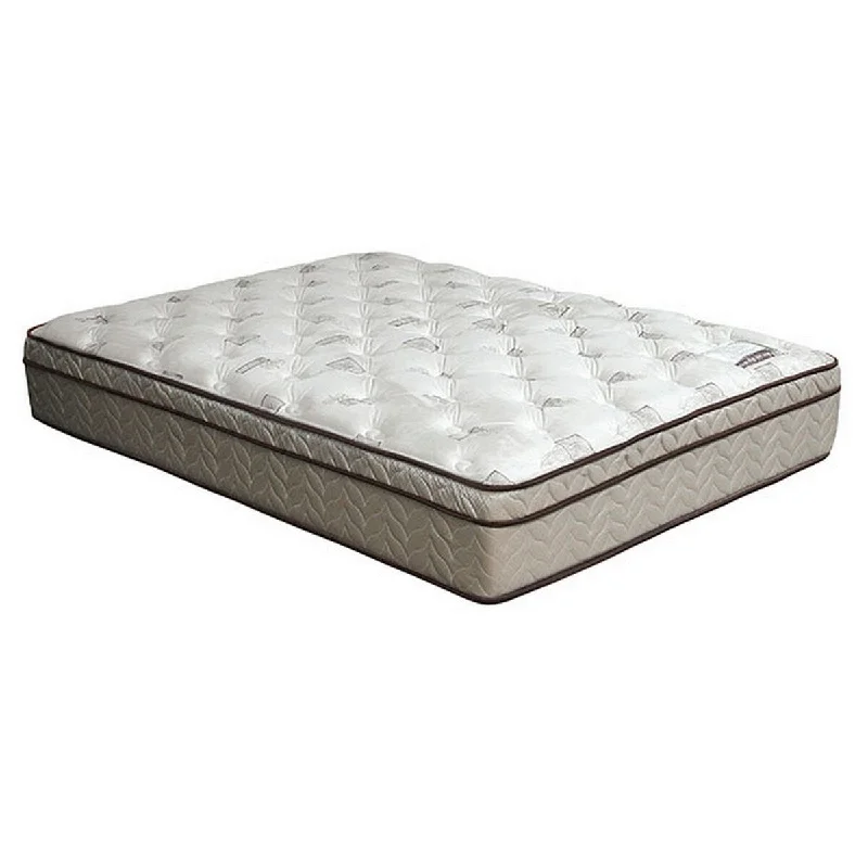 Yuk 13 Inch Euro Top Queen Mattress, Dense Foam, Orthopedic Innerspring