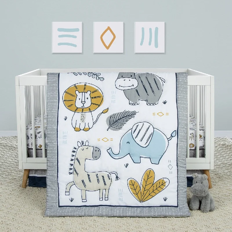 Zambia 4 Piece Crib Bedding Set