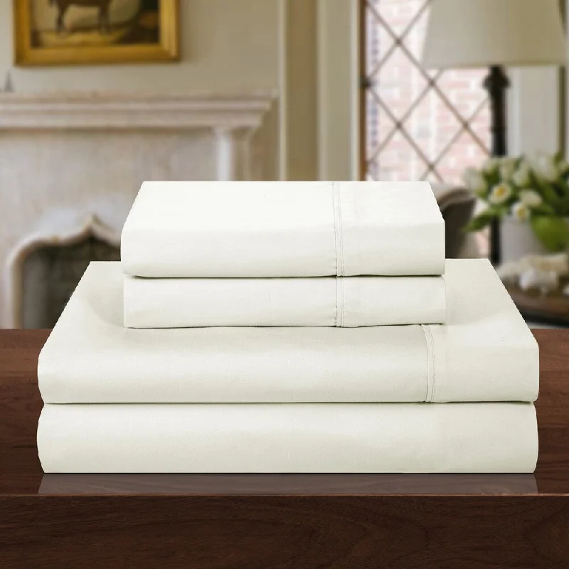 1000 Thread Count 100-percent Cotton Rich 4-piece Luxury Sheet Set