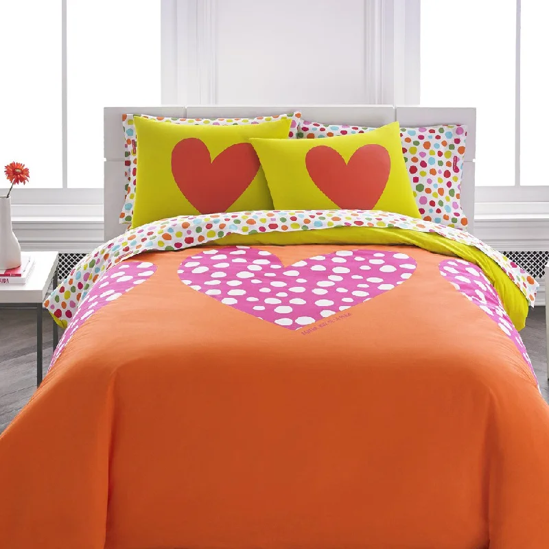 Agatha Ruiz De La Prada Polka Heart 3-piece Comforter Set