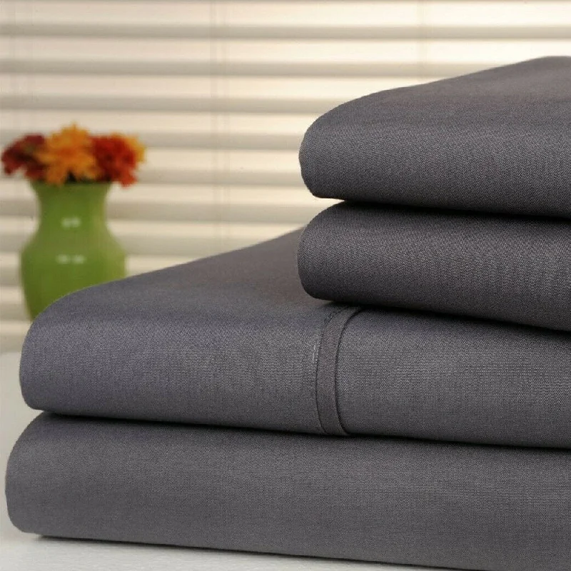 Anti-Microbial 4-Piece Sheet Set Full Grey