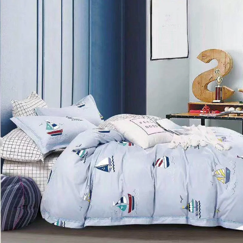 Beaute Living Sailboat Kid's Duvet Set