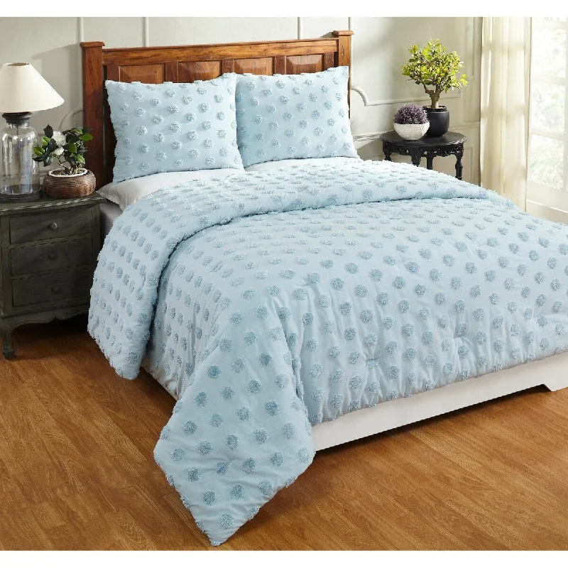 Better Trends Athenia Comforter Set - 100% Cotton Soft & Plush Chenille, Tufted Elegant Design, Machine Washable & Tumble Dry