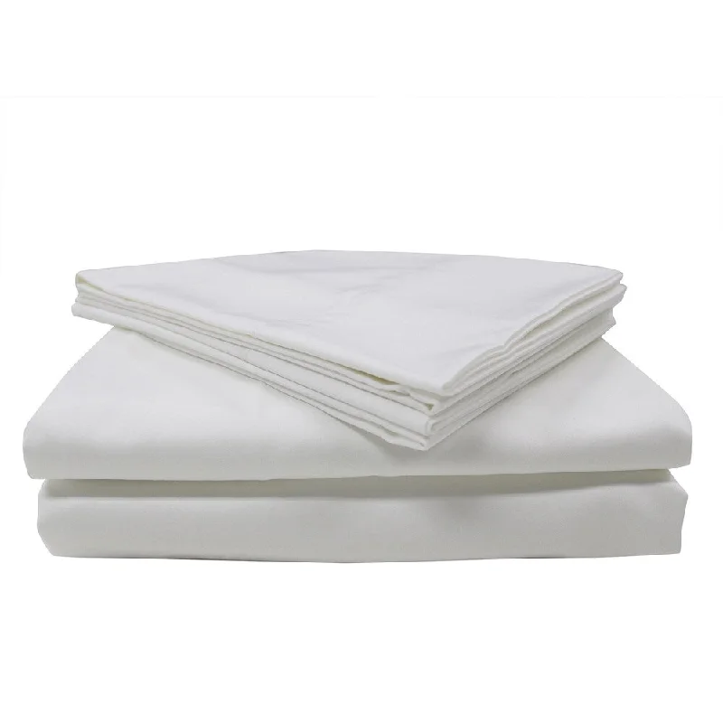 CEDAR COURT Nanotex Wrinkleless Plus Coolest Comfort 100% Cotton Sheet Set