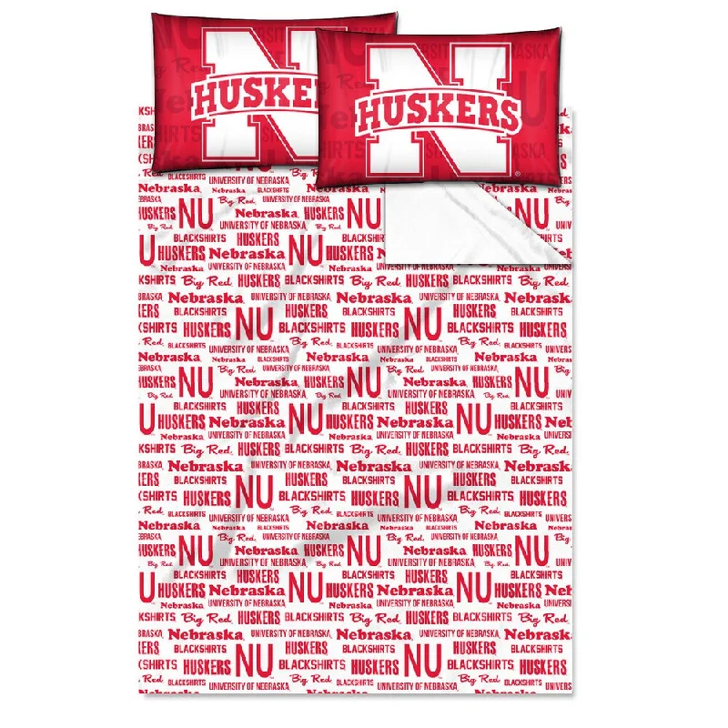 COL 821 Nebraska 'Anthem' Full-size Sheet Set