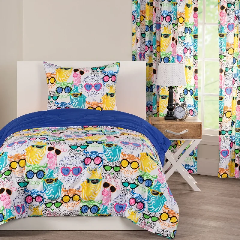 Crayola Cool Cats Comforter and Shams Set