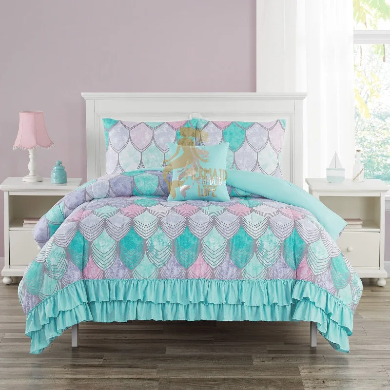 Dasha Mermaid 3PC Comforter Set