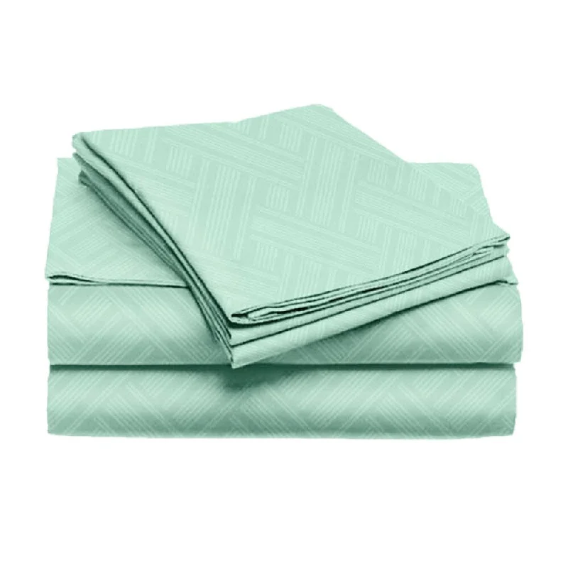 Home Dynamix Chelsea Willow Collection Solid Color Pattern Sheet Set (4 piece set)