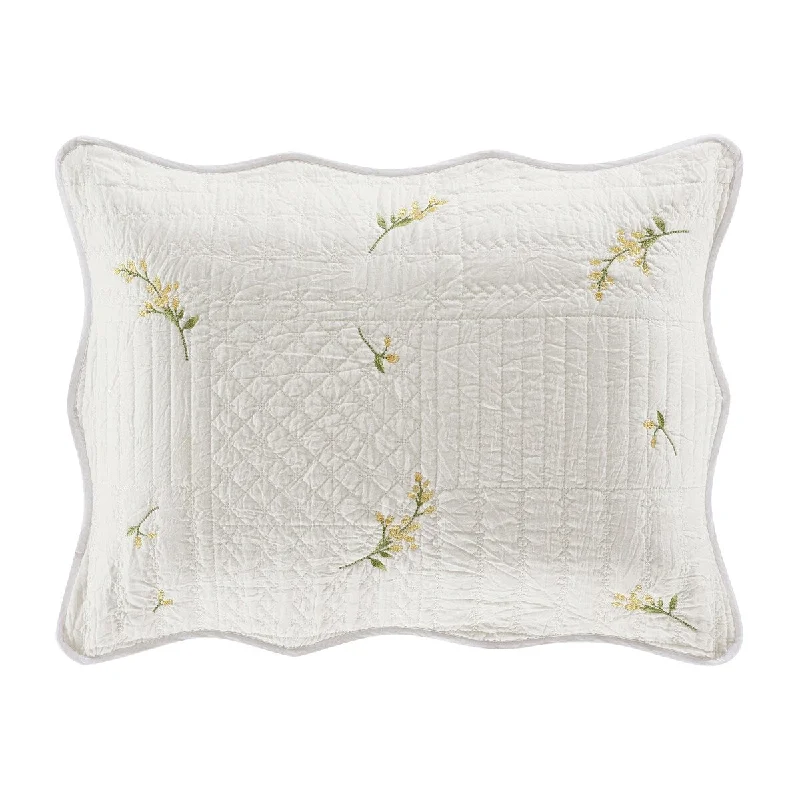 J. Queen New York Sandra Floral Quilted Sham