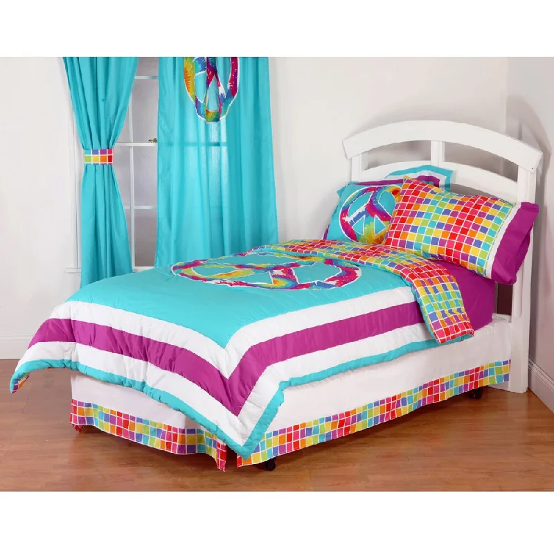 One Grace Place Terrific Tie Dye Cotton Comforter