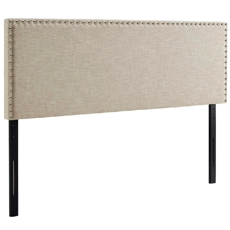 Phoebe Queen Upholstered Fabric Headboard