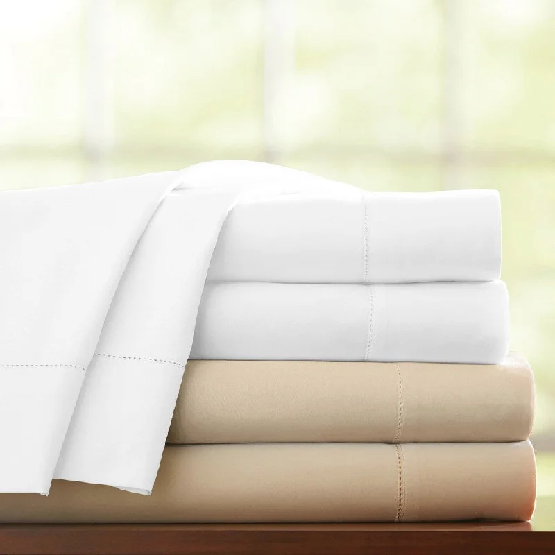 Pointehaven 1000 Thread Count Pima Cotton Sateen Sheet Set