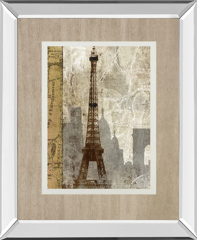 April In Paris By Mallett K Mirrored Frame - Light Brown