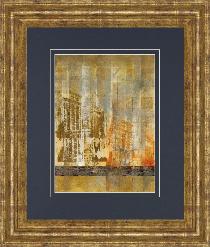 Arculat Il By Kemp - Framed Print Wall Art - Bronze