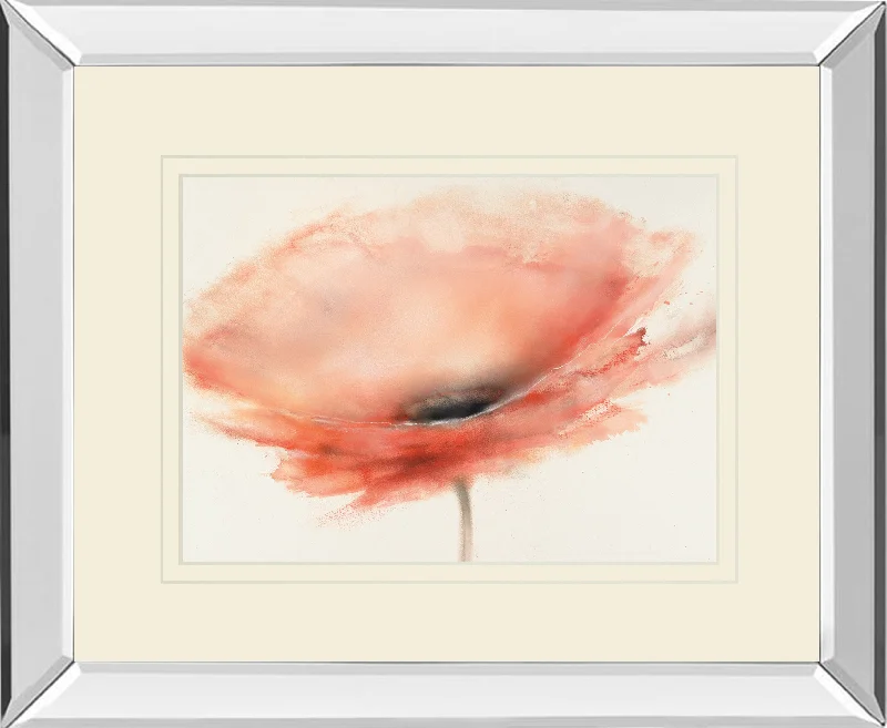 Chiffon Poppy By Prior J.p. Mirrored Frame - Red