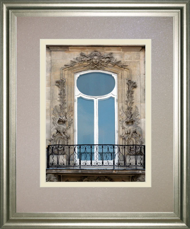 Rue De Paris IIl By Tony Koukos - Framed Print Wall Art - Beige