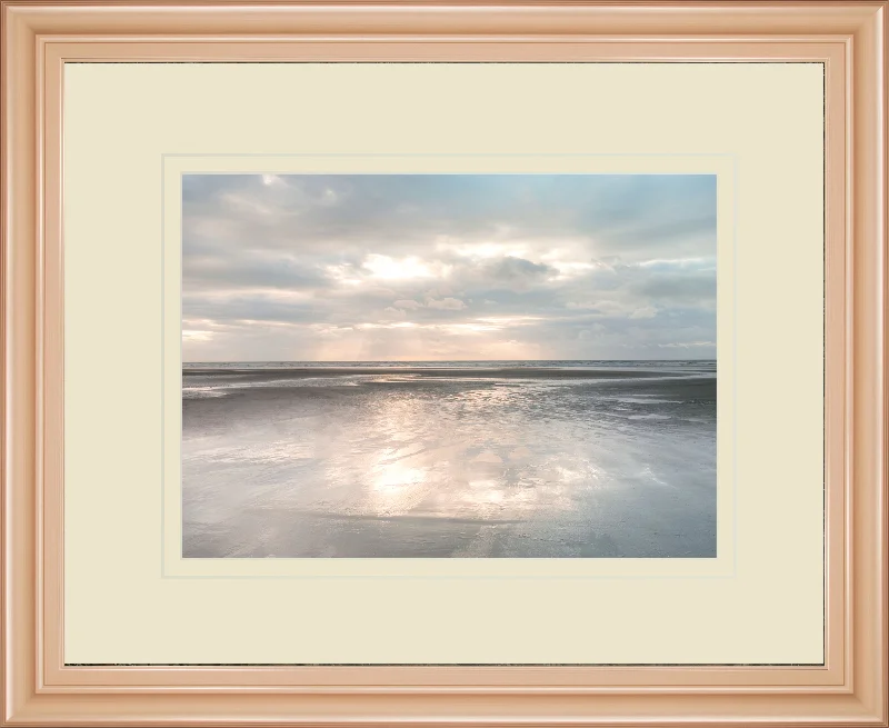 Silver Sands By Assaf Frank - Framed Print Wall Art - Dark Gray