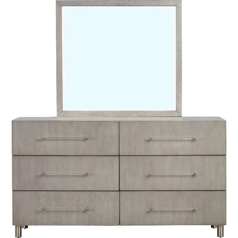 Argento Dresser and Mirror