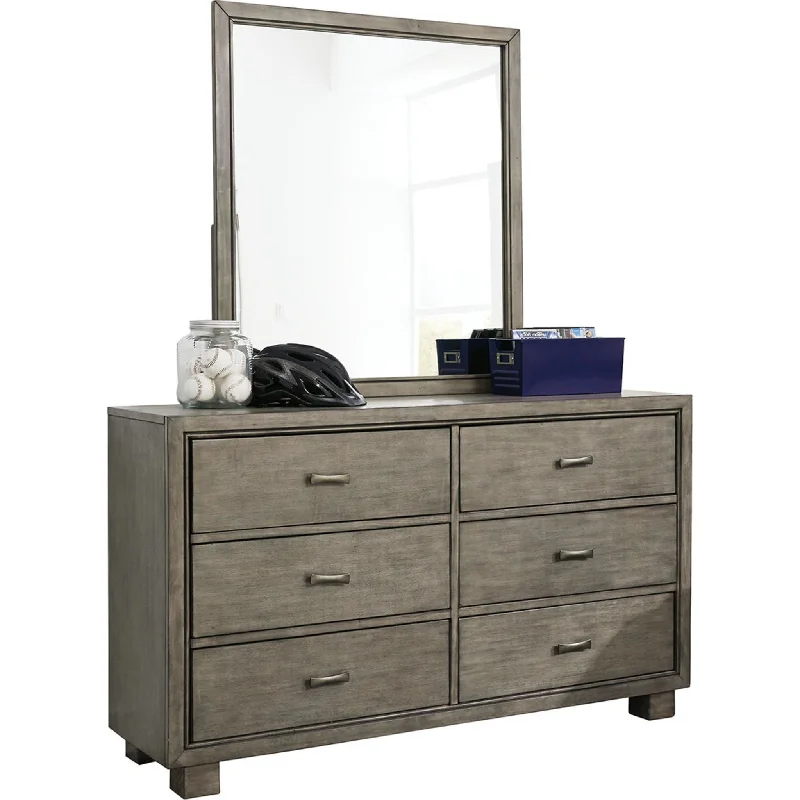 Arnett Dresser and Mirror - Gray